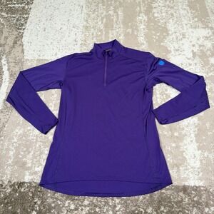Arc'teryx Pullover 1/4 Zip Mens Large Purple Base Layer Long Sleeve Hiking
